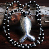Exotic Elephant Pendant Long Necklace Thai Tibetan Silver Sweater Chain