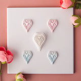 Vintage Flower Pattern Polymer Clay Molds for Earring Pendant DIY