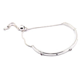 Explosion Bracelets Pink & Clear CZ 925 Sterling Silver Fine Jewelry