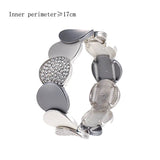 Frosted Crystal Bracelet Set Hand Jewelry