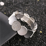 Frosted Crystal Bracelet Set Hand Jewelry