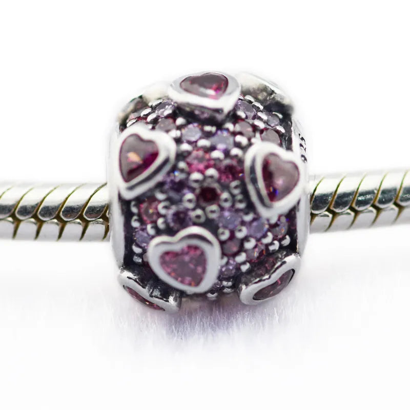 Heart Stones Beads for Chain Bracelets DIY