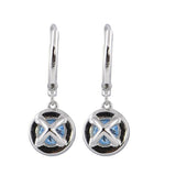 S925 Sterling Silver Zircon Clip Earrings for Wedding