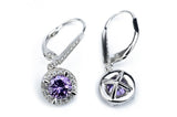 S925 Sterling Silver Zircon Clip Earrings for Wedding