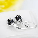 Elegant S925 Sterling Silver Clip Earrings with Zircon