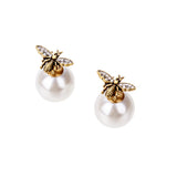 Retro Bee Asymmetrical Earrings High Version