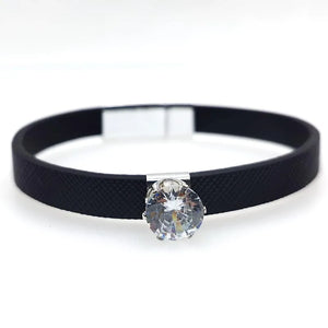 Explosive Rhinestone Leather Bracelet For Women