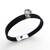 Explosive Rhinestone Leather Bracelet For Women
