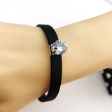 Explosive Rhinestone Leather Bracelet For Women