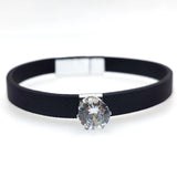 Explosive Rhinestone Leather Bracelet For Women