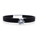 Explosive Rhinestone Leather Bracelet For Women