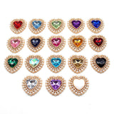 10pcs Heart Shaped Wedding Invitation Buckle DIY Jewelry Accessorie