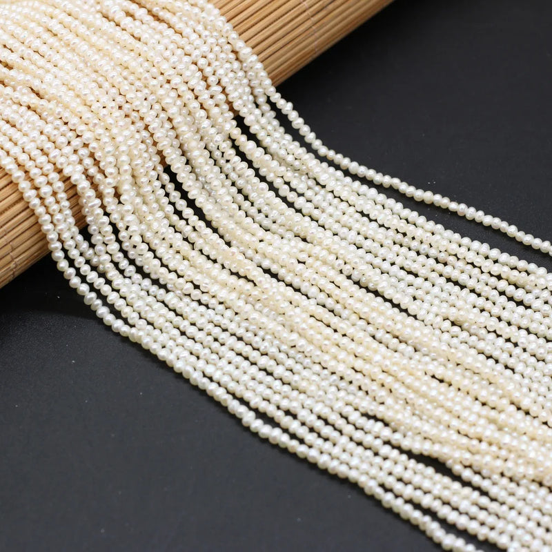 2-2.5mm Freshwater Pearl Mini Beads DIY Jewelry Necklace
