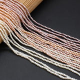 2-2.5mm Freshwater Pearl Mini Beads DIY Jewelry Necklace