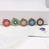 20pcs Devil Eye Charms for DIY Jewelry Earrings Necklace Pendants