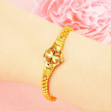 24k Bracelet Watch Chain Sunflower Pure 999 Jewelry Chain Bracelets