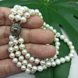 6-7mm Freshwater Pearl Bracelet 7.5in Women's Jewelry Gift