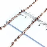 14K Rose Beads Stacking Necklace for Women