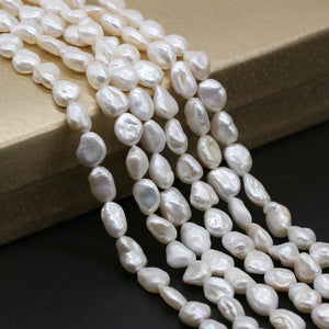 6-7mm Natural Freshwater Pearl Baroque Bead String DIY Jewelry Decoration