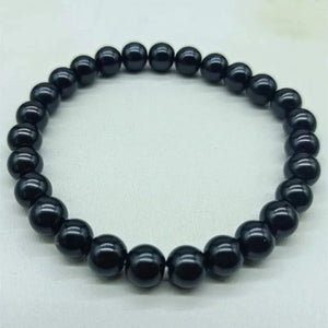 8mm Shell Pearl Stretch Bracelet 7.5inch Jewelry Gift