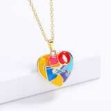 925 Silver Heart Pendant Necklace Women's Jewelry