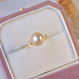 925 Sterling Silver Adjustable Ring Mount for 9-11mm Pearls
