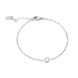 AAA+ CZ Chain Bracelet Charm Stainless Steel Jewelry for Women