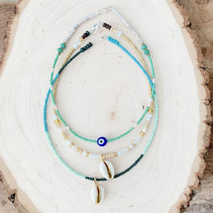 Crystal Shell Necklace Bohemia Style Women Statement Jewelry