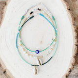 Crystal Shell Necklace Bohemia Style Women Statement Jewelry