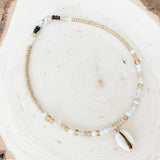 Crystal Shell Necklace Bohemia Style Women Statement Jewelry