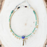 Crystal Shell Necklace Bohemia Style Women Statement Jewelry