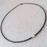 Crystal Beads Necklace Natural Pearl Pendant Various Colors Girls Neck Choker