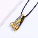Irregular Shape Geometric Pendant Necklace Punk Style