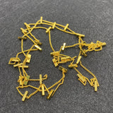 Long Bar Chain Charm Jewelry Making DIY Necklace Earrings Bracelet
