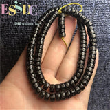 Carved 6 Words Coconut Spacer Beads for DIY Buddhist Bracelet