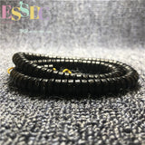 Coconut Shell Spacer 108 Beads Men Women Buddhist Bracelet