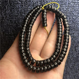 Coconut Shell Spacer 108 Beads Men Women Buddhist Bracelet