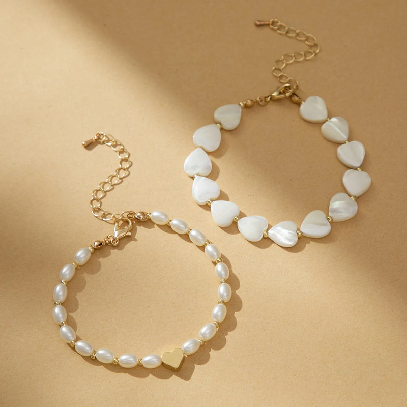 Natural Shell Pearl Bracelet for Women