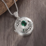 Crystal Gawu Box Sachet Pendant Necklace for Women