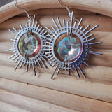 Crystal Suncatcher Dangle Earrings