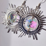 Crystal Suncatcher Dangle Earrings