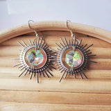 Crystal Suncatcher Dangle Earrings