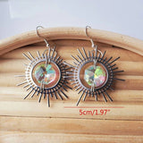 Crystal Suncatcher Dangle Earrings
