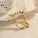 Zircon Stainless Steel Bracelet for Women Gift
