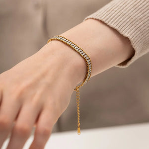 Zircon Stainless Steel Bracelet for Women Gift