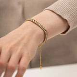 Zircon Stainless Steel Bracelet for Women Gift