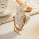 Zircon Stainless Steel Bracelet for Women Gift