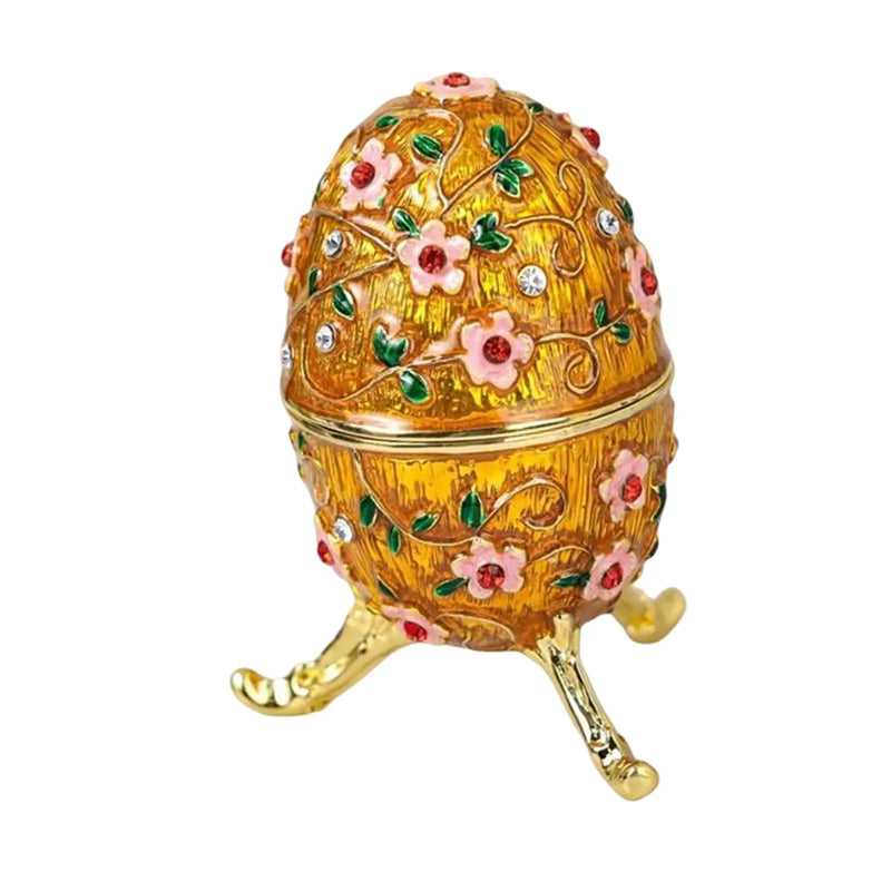 Egg Trinket Box Retro Style Easter Collectible Girls Women