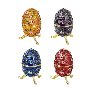 Egg Trinket Box Ornament for Easter Birthday