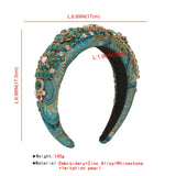 Flower Headband Rhinestone Pearl Hair Jewelry